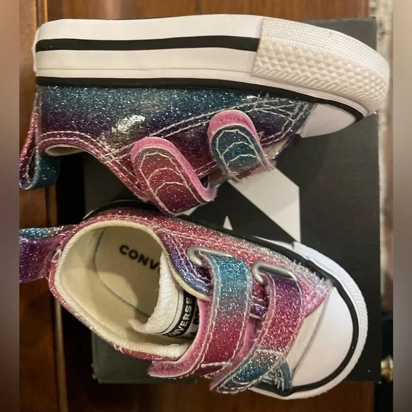 glitter converse size 2